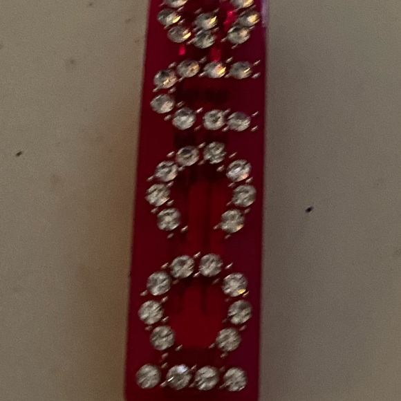 Gucci Fuchsia Crystal Hair Clip COMES WITH BOX - Picture 5 of 7